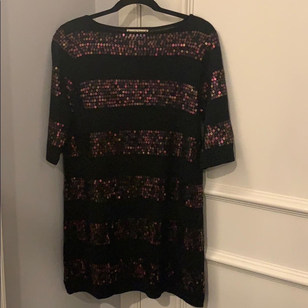 Nanette Lepore Sequin/Wool Sweater Dress Size S